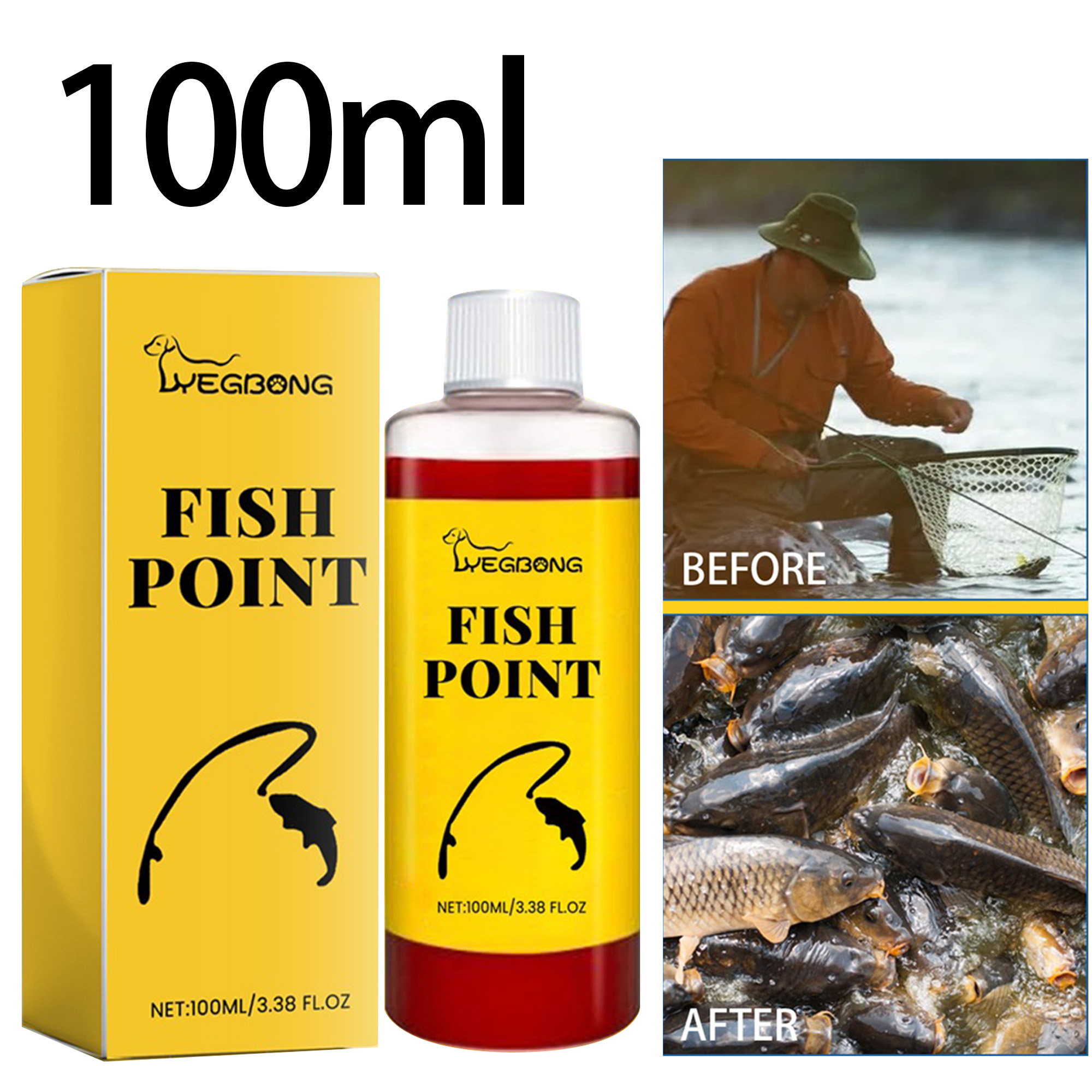 Aquarium Fish Diseases - 100ml Fishing Point Boosters with Red