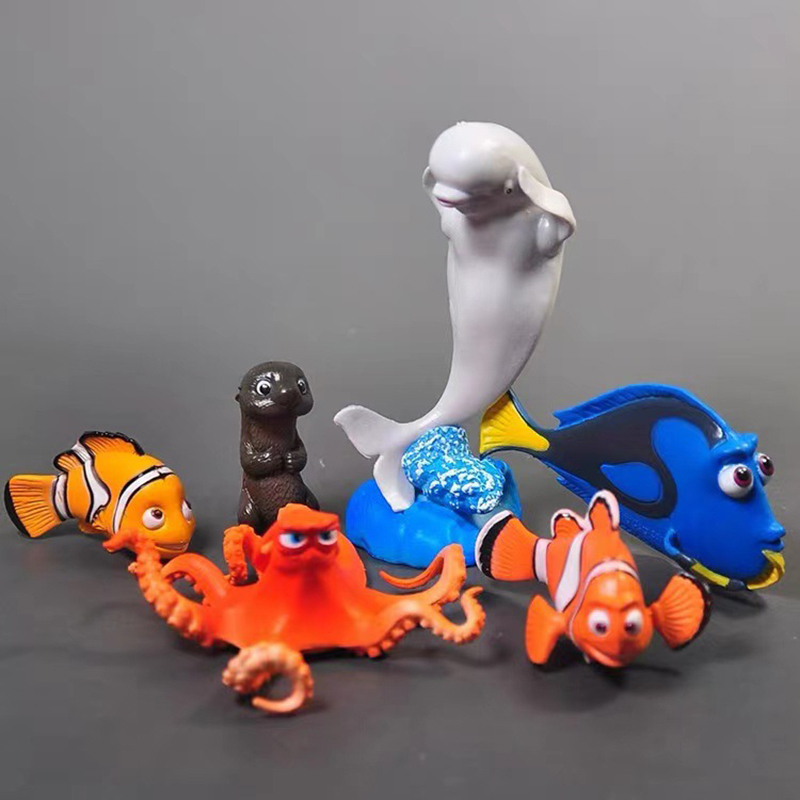 Cute 6 PC Dolls Statue World O – Aquarium Fish Dolphin recenzja i cena