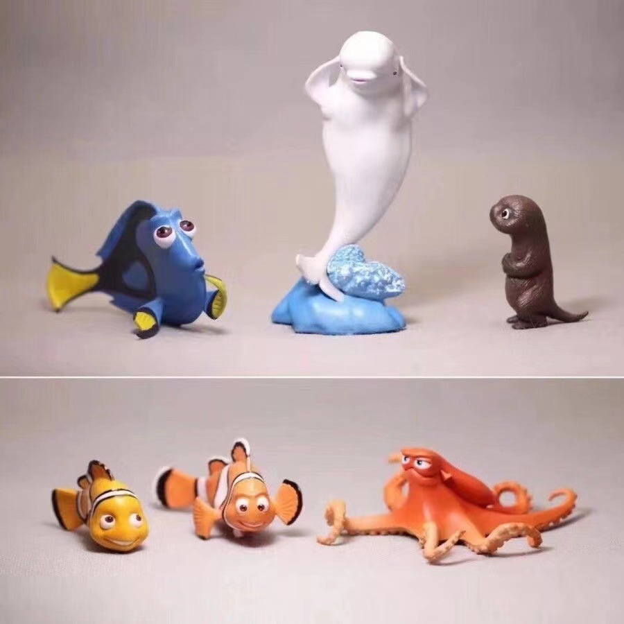 Cute 6 PC Dolls Statue World O – Aquarium Fish Dolphin recenzja i cena