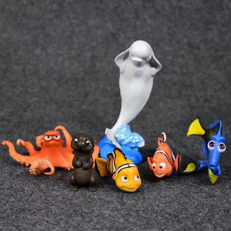 Cute 6 PC Dolls Statue World O – Aquarium Fish Dolphin recenzja i cena