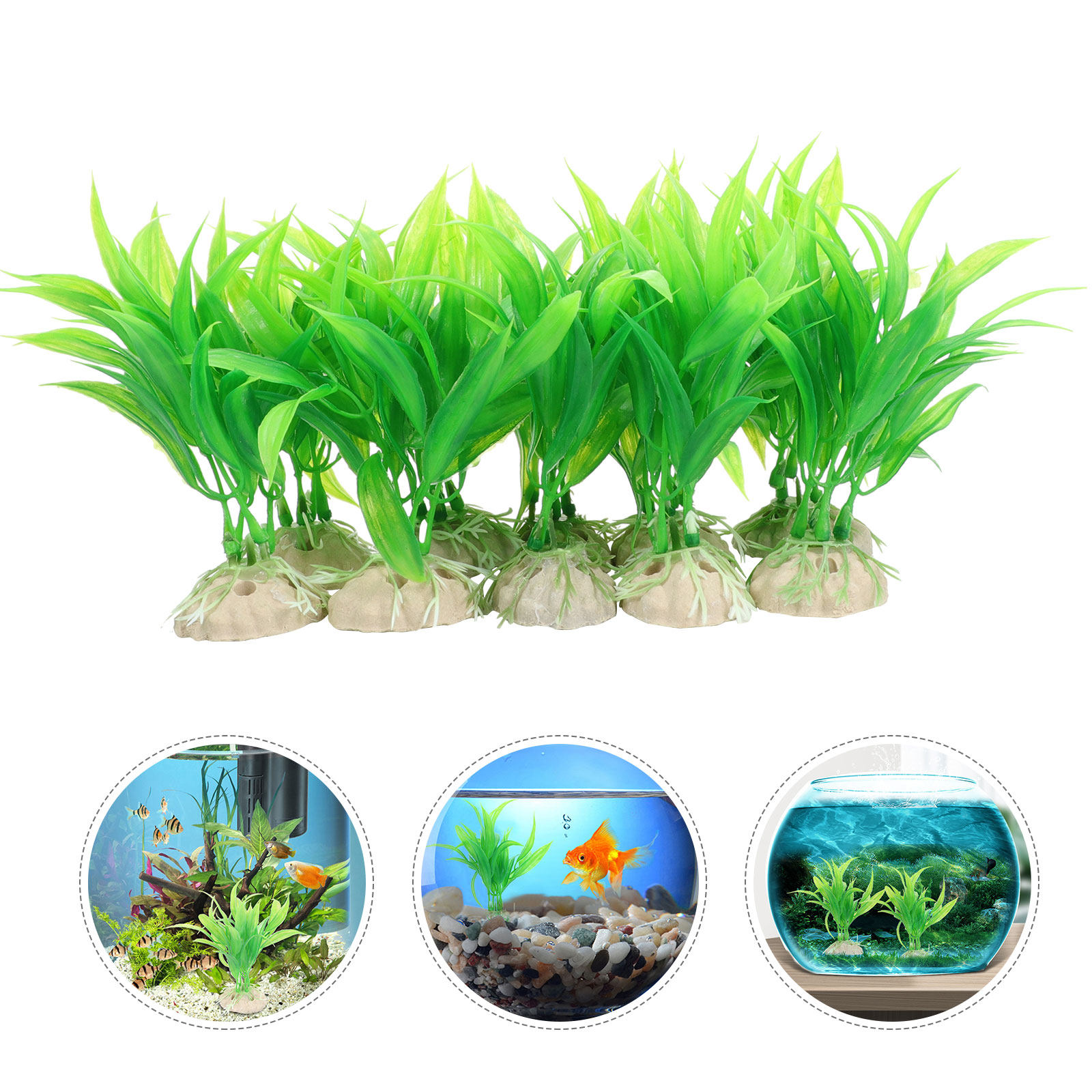 10Pcs Lifelike Resin Grass Aqu – Aquarium Fish Hiding Spot recenzja i cena