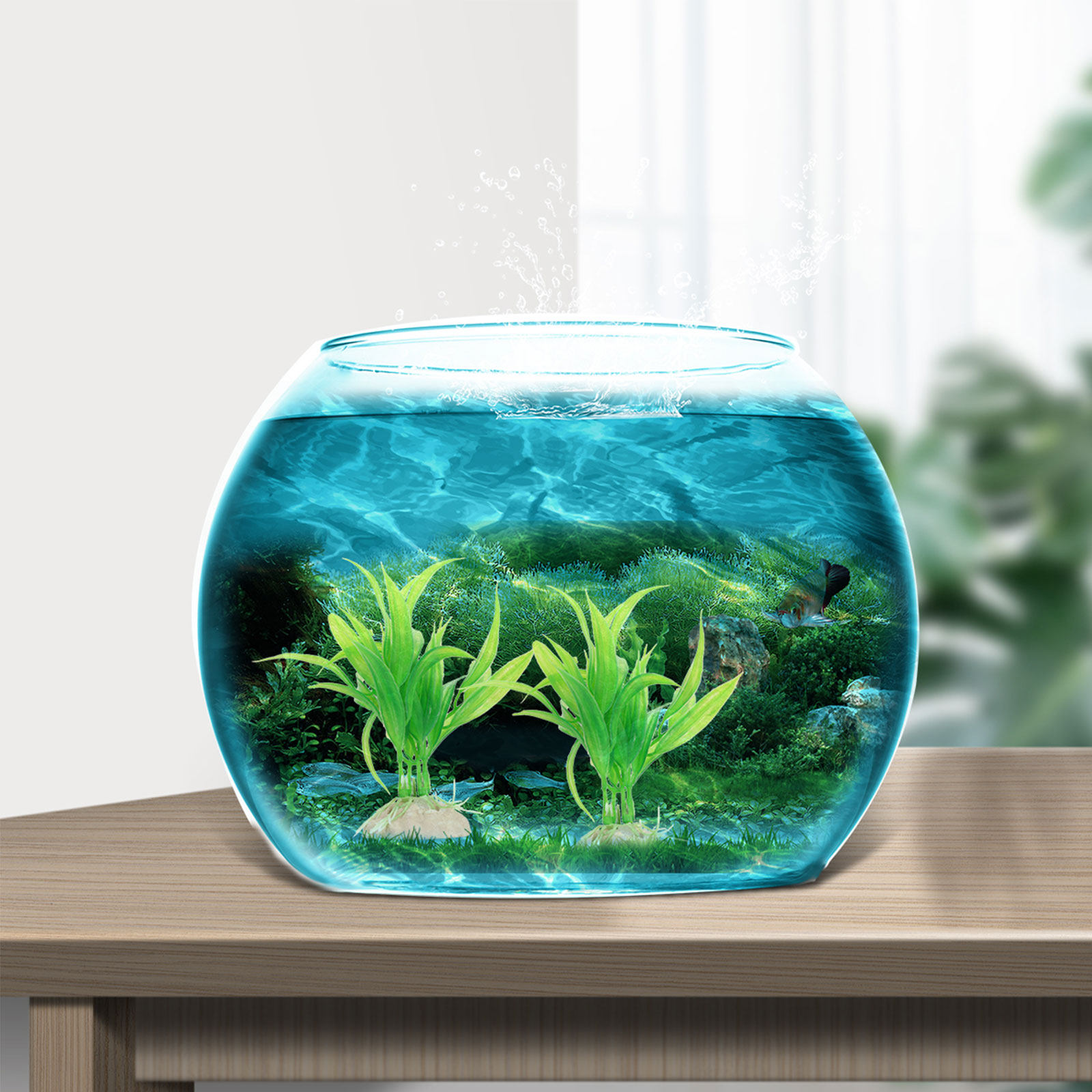 10Pcs Lifelike Resin Grass Aqu – Aquarium Fish Hiding Spot recenzja i cena