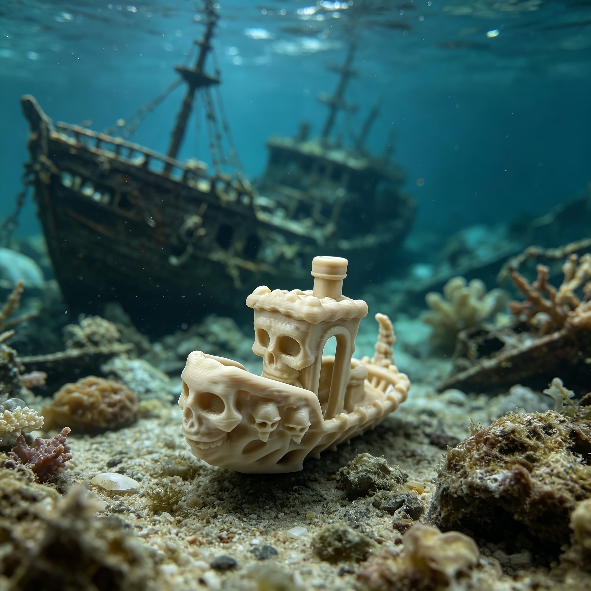 Mysterious Skull Pirate Ship M – Aquarium Fish Diseases recenzja i cena