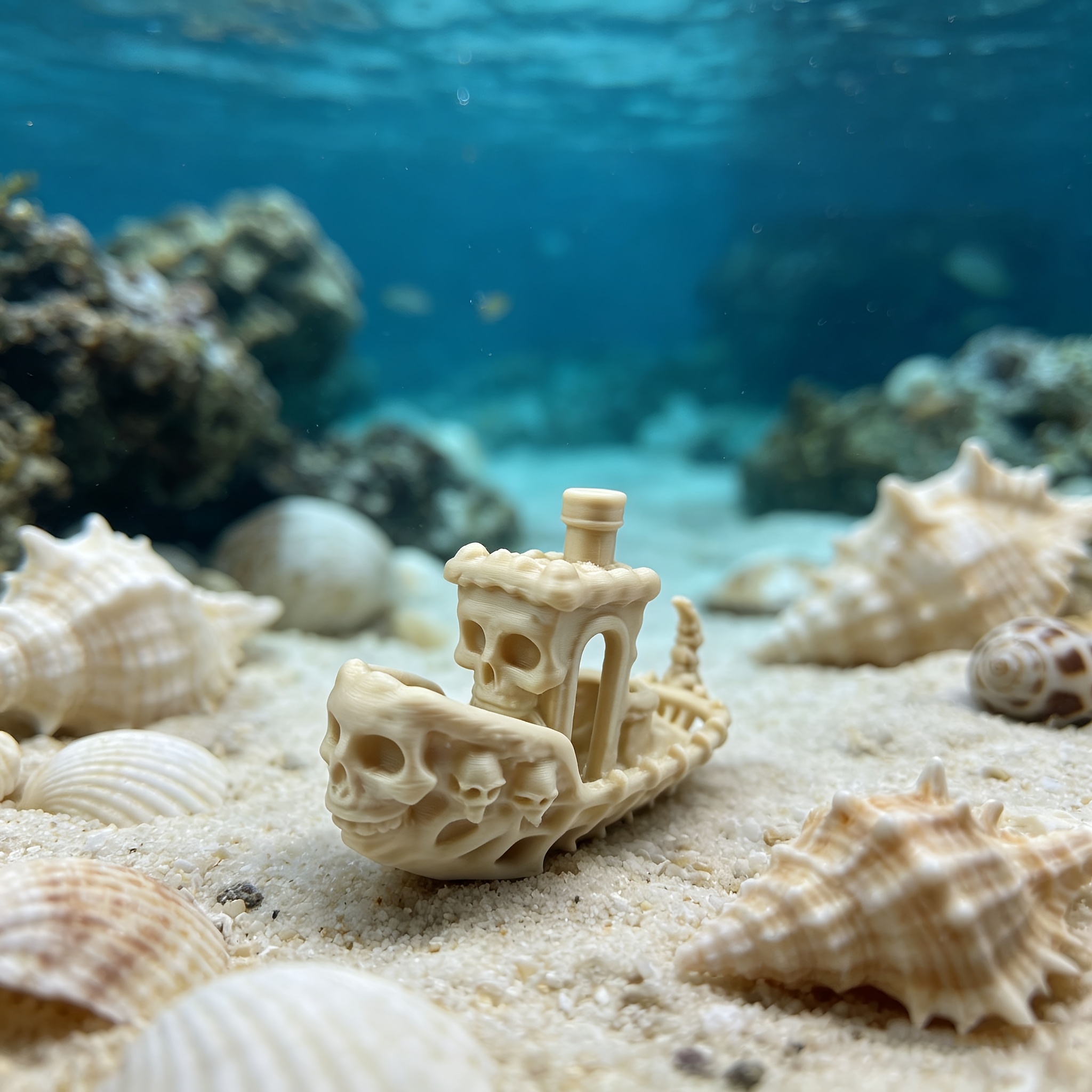 Mysterious Skull Pirate Ship M – Aquarium Fish Diseases recenzja i cena
