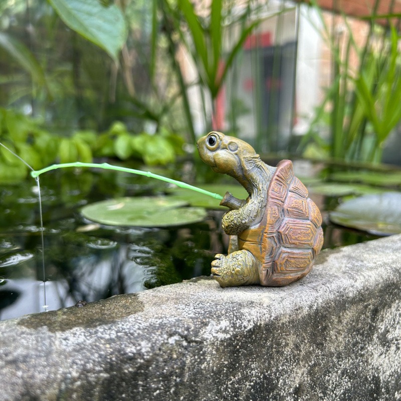 Turtle fishing fish tank aquar – Aquarium Fish House recenzja i cena