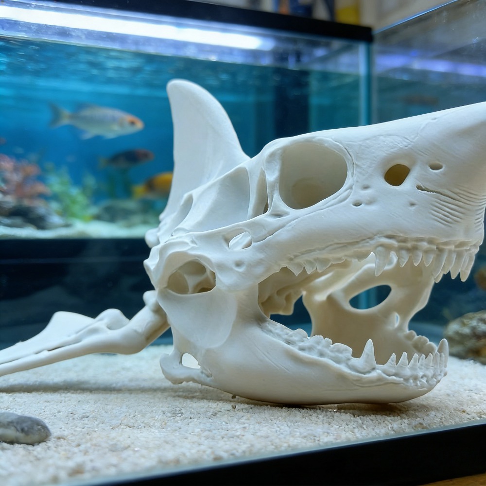3D Printing Shark Skull Skelet – Aquarium Fish Diseases recenzja i cena