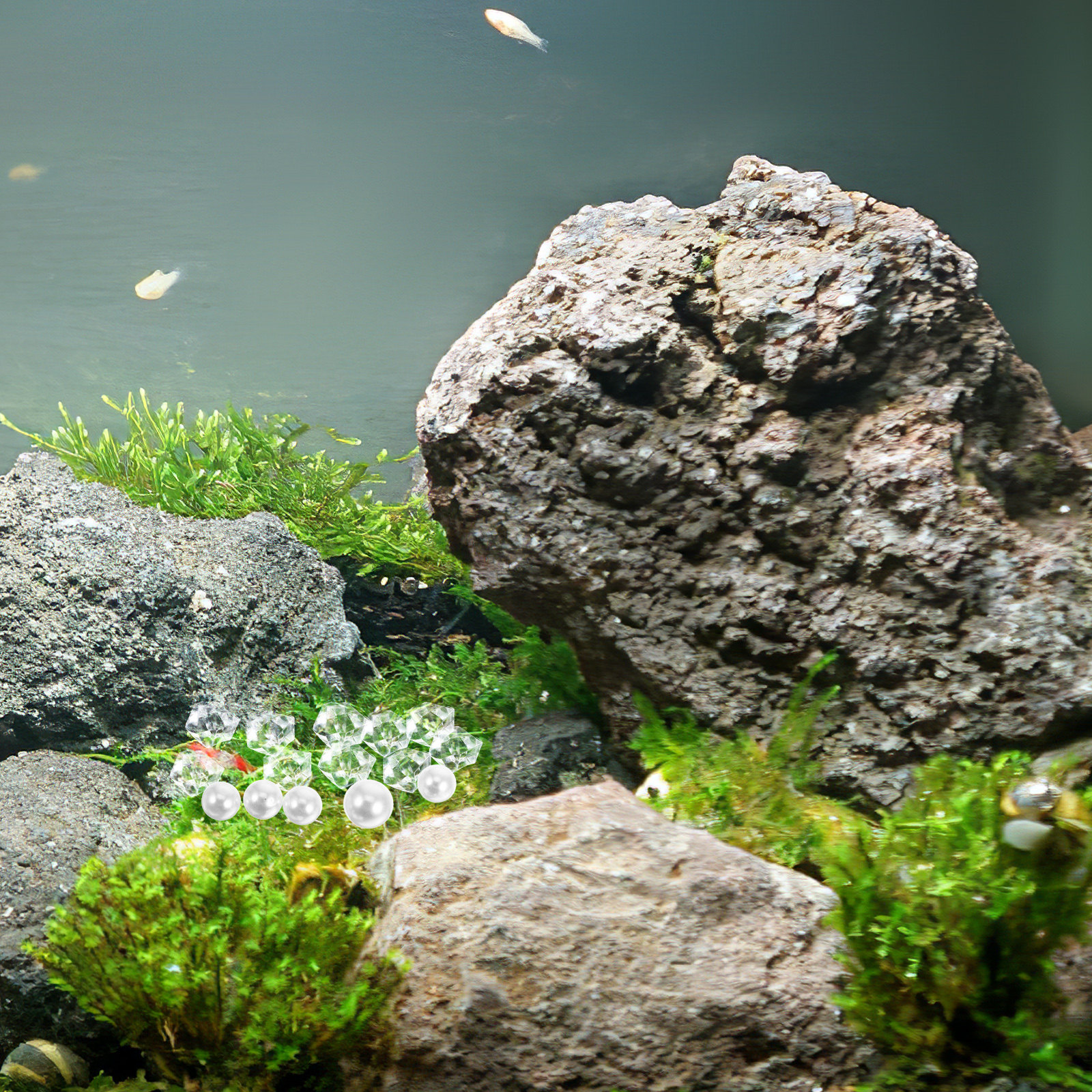 1Pack Transparent Resin Pearl  – Aquarium Fish Betta recenzja i cena