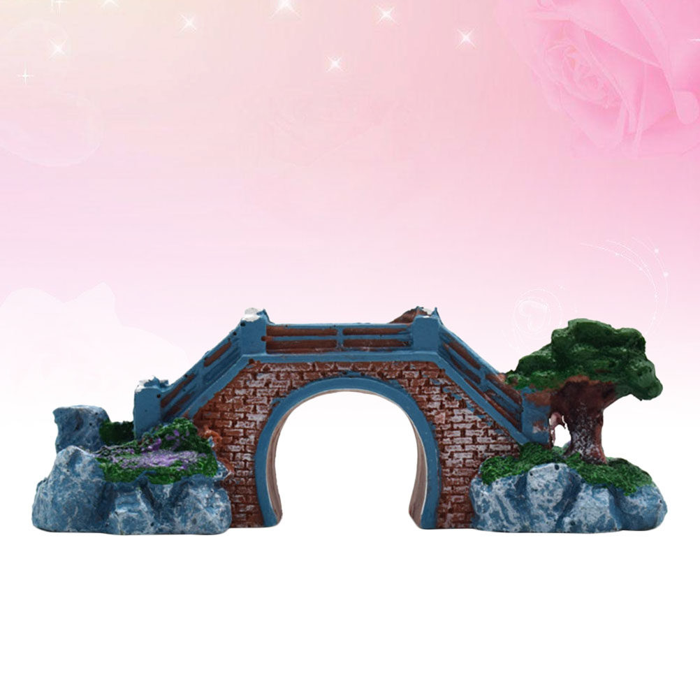 Resin Fish Tank Bridge Aquariu – Aquarium Fish Hiding Spot recenzja i cena