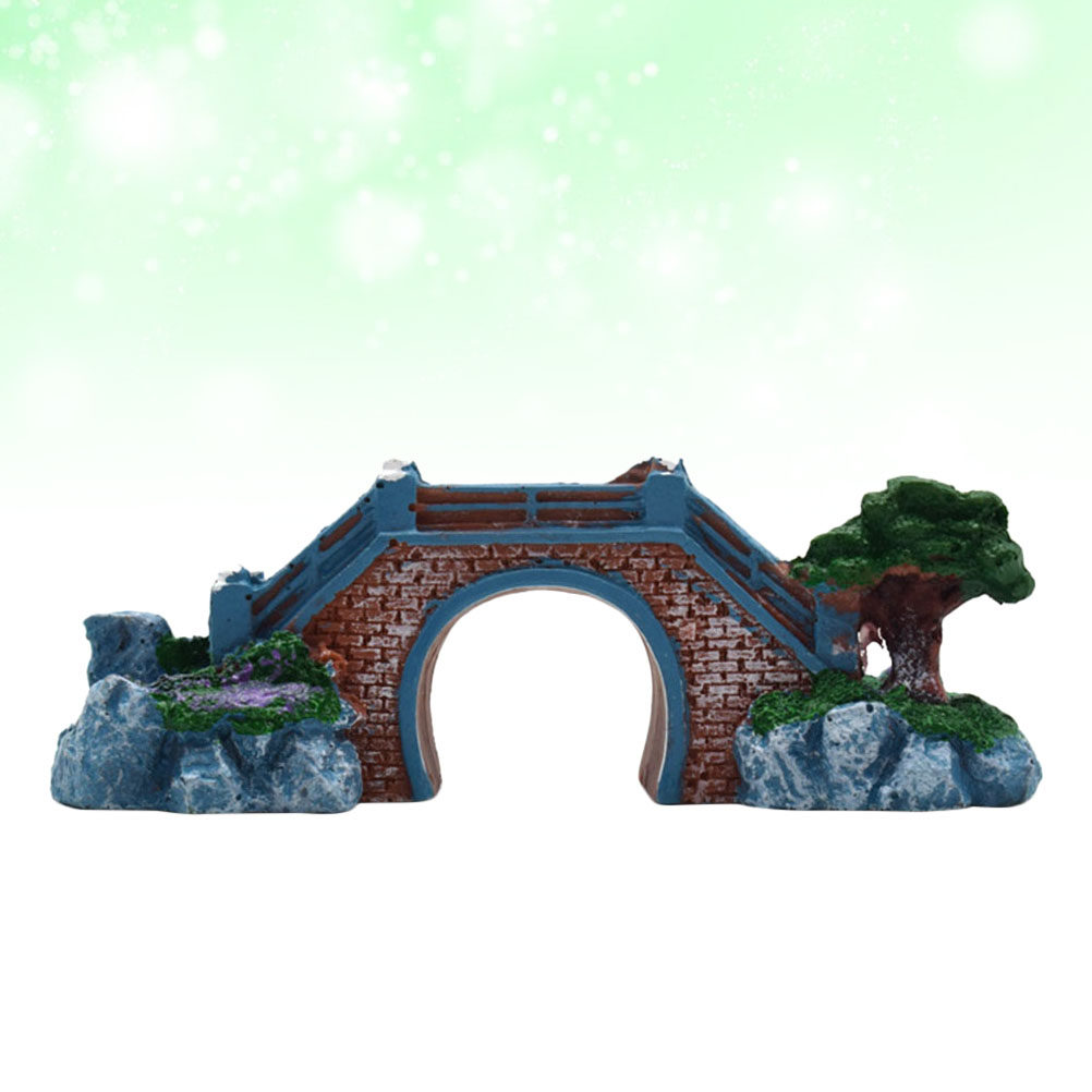 Resin Fish Tank Bridge Aquariu – Aquarium Fish Hiding Spot recenzja i cena