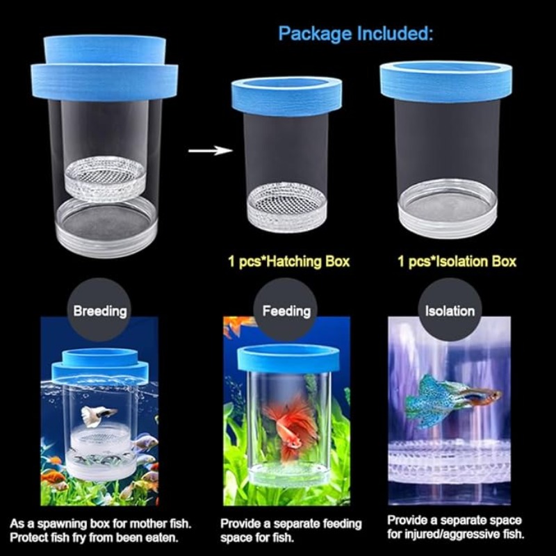 Floating Fish Breeding Isolati – Aquarium Fish Betta recenzja i cena