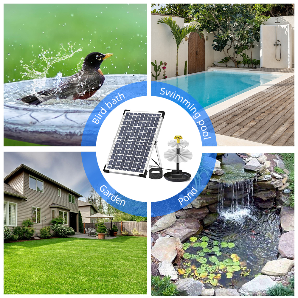 Solar Fountain Pump for Bird B – Aquarium Fish In Pond recenzja i cena