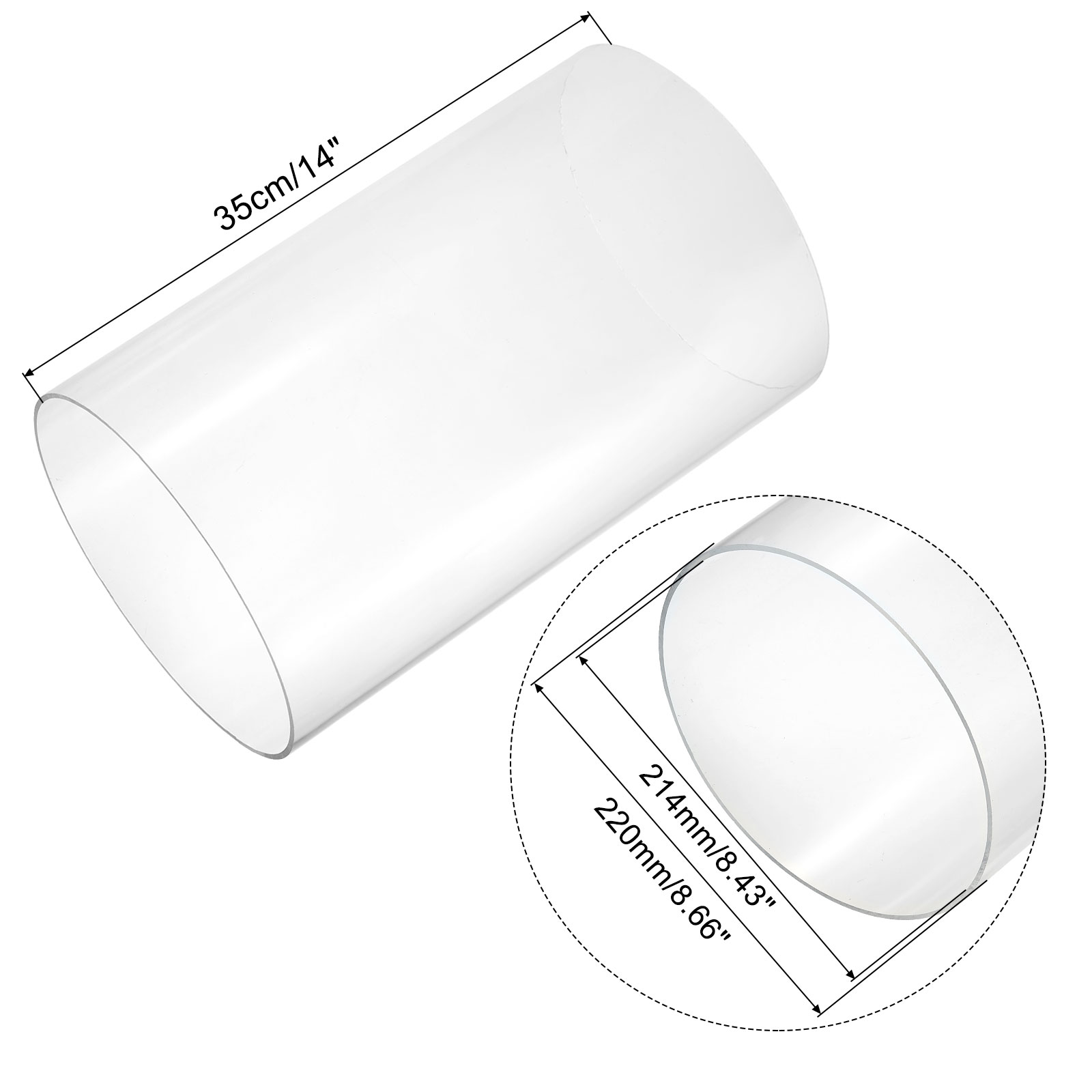 350mm Transparent Acrylic Aqua – Aquarium Fish House recenzja i cena