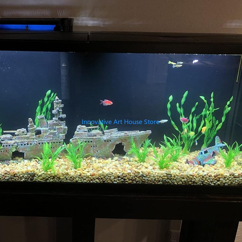 E1PC 10x Artificial Green Aqua – Aquarium Fish Hiding Spot recenzja i cena