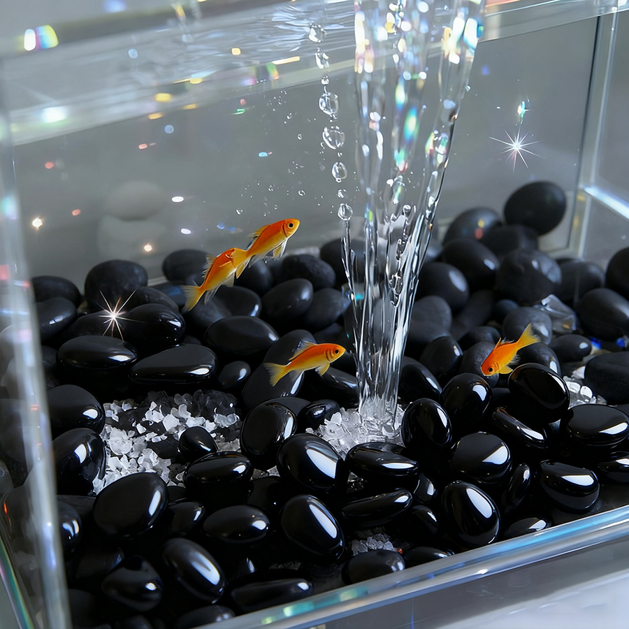200g Black High Polished Natur – Aquarium Fish House recenzja i cena