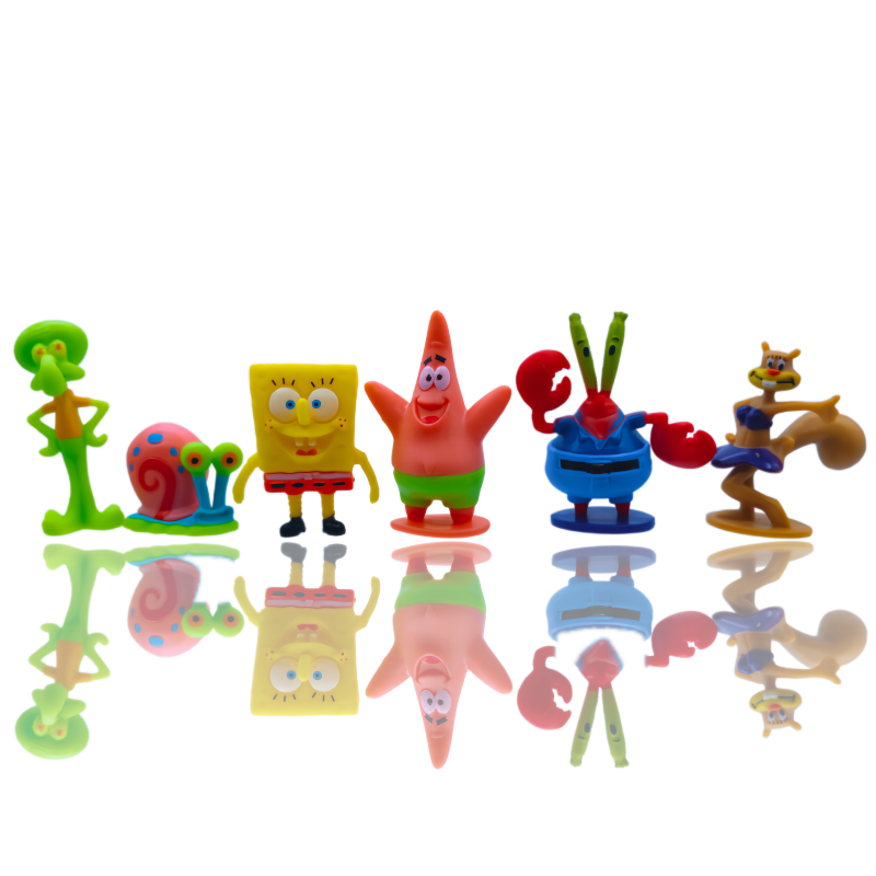 6pcs SpongeBob Fish Tank Decor – Aquarium Fish House recenzja i cena