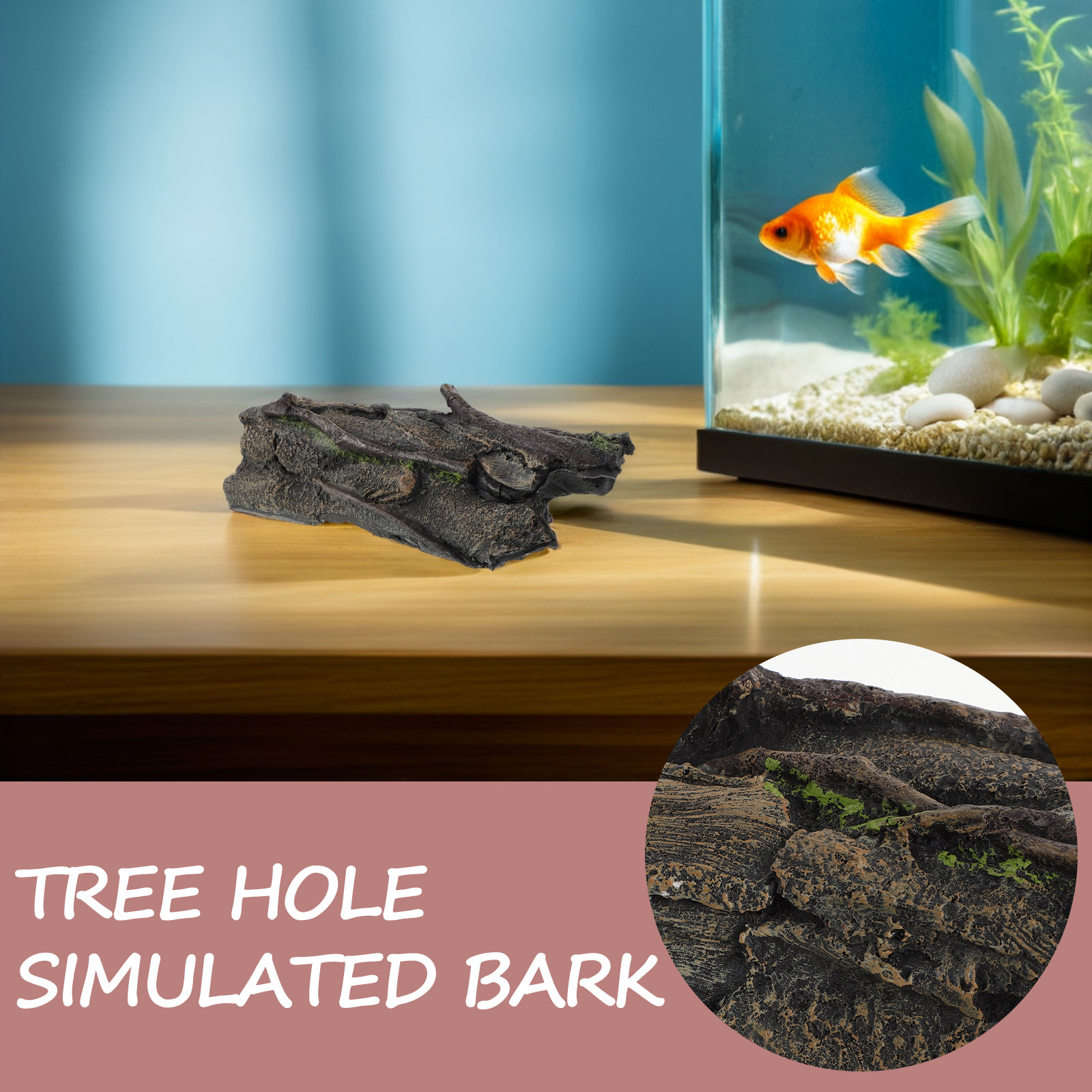 Resin Hollow Tree Trunk Hide T – Aquarium Fish Hide recenzja i cena