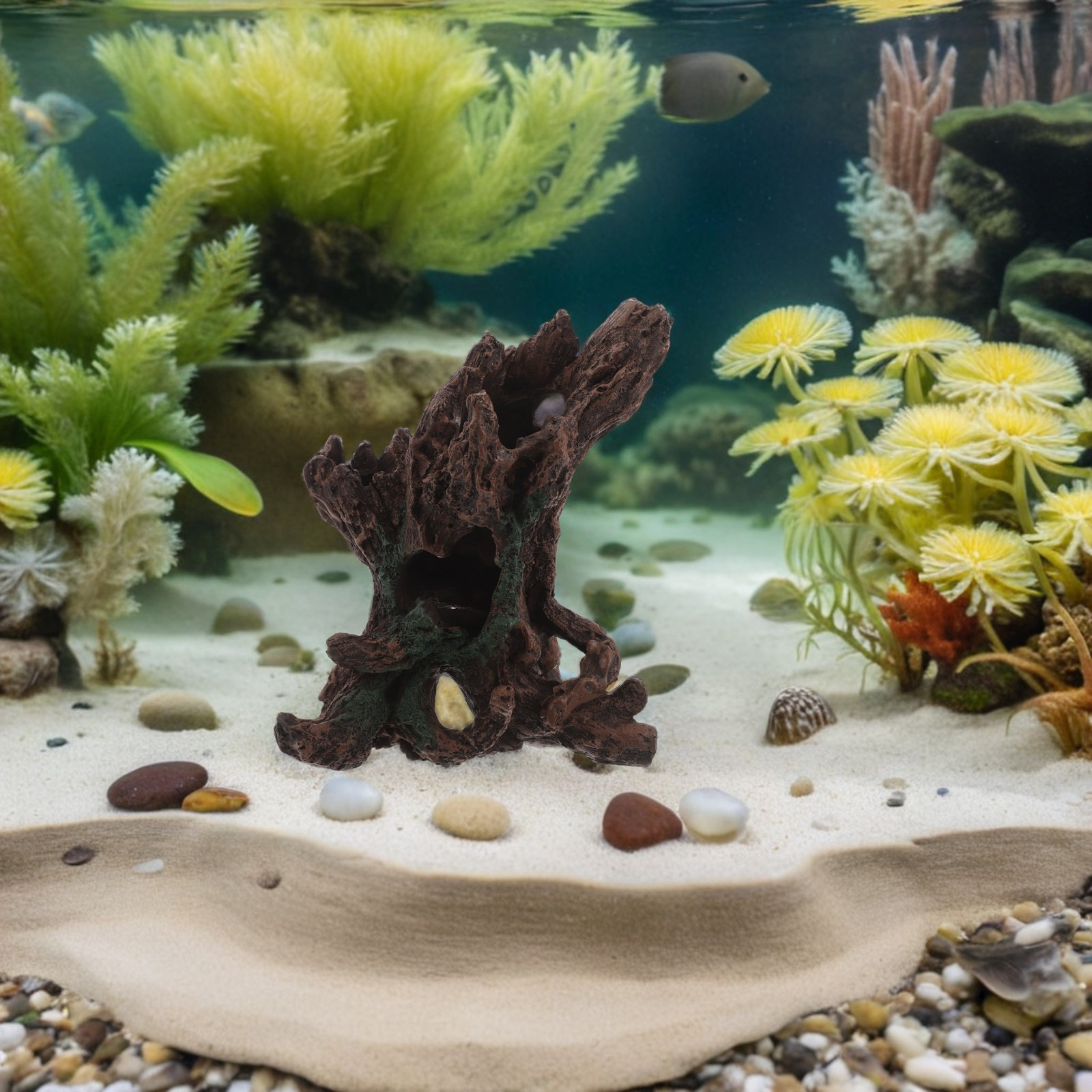 Fish Tank Aquarium Cave Access – Aquarium Fish Hiding Spot recenzja i cena