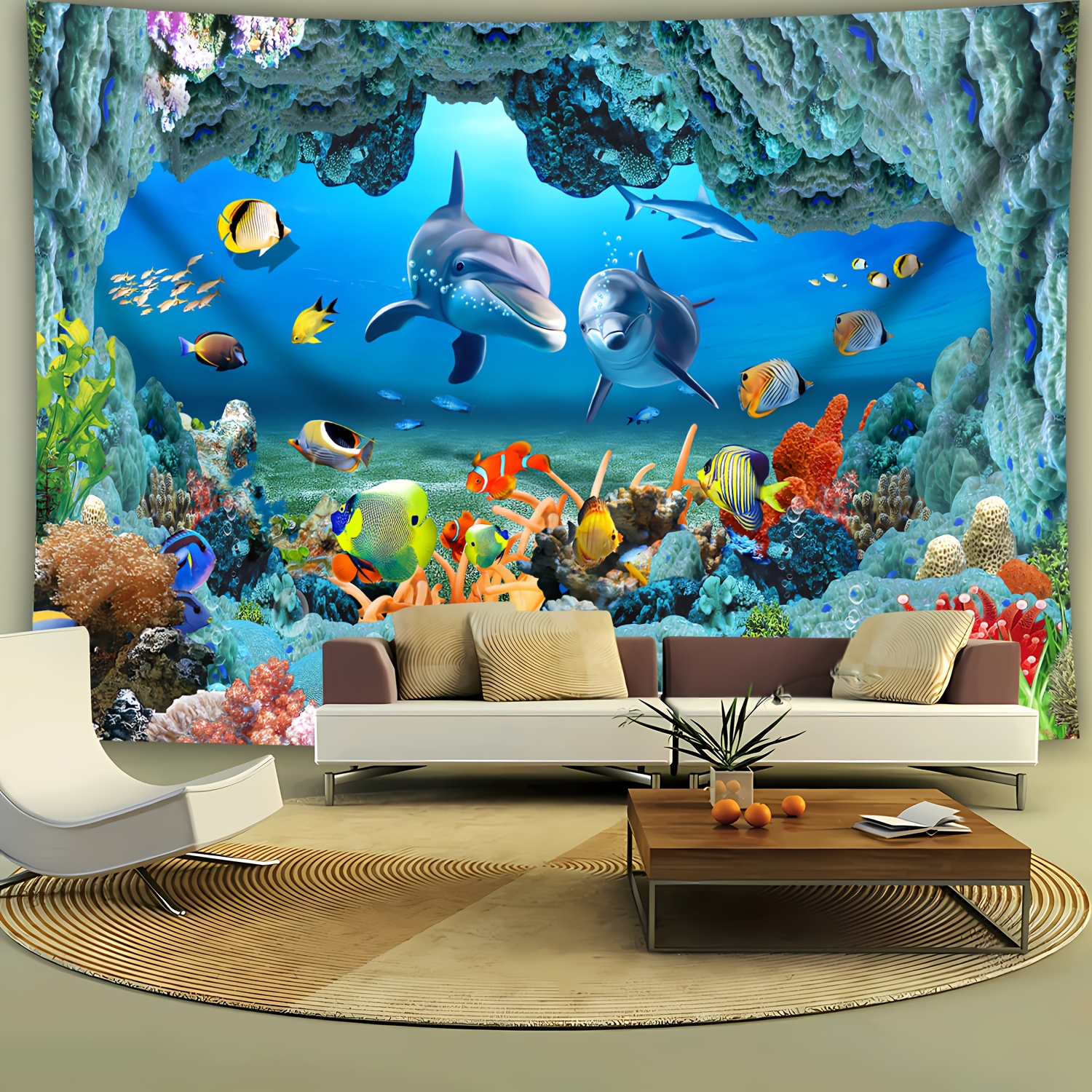 Underwater Coral Reef Dolphin  – Aquarium Fish Dolphin recenzja i cena