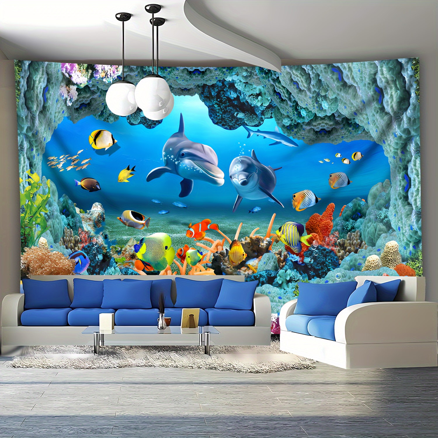 Underwater Coral Reef Dolphin  – Aquarium Fish Dolphin recenzja i cena
