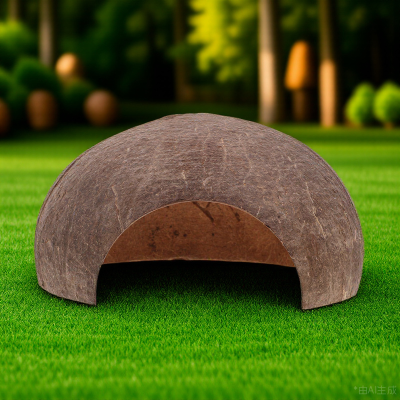 Coconut Shell Hideout Reptile  – Aquarium Fish Hide recenzja i cena