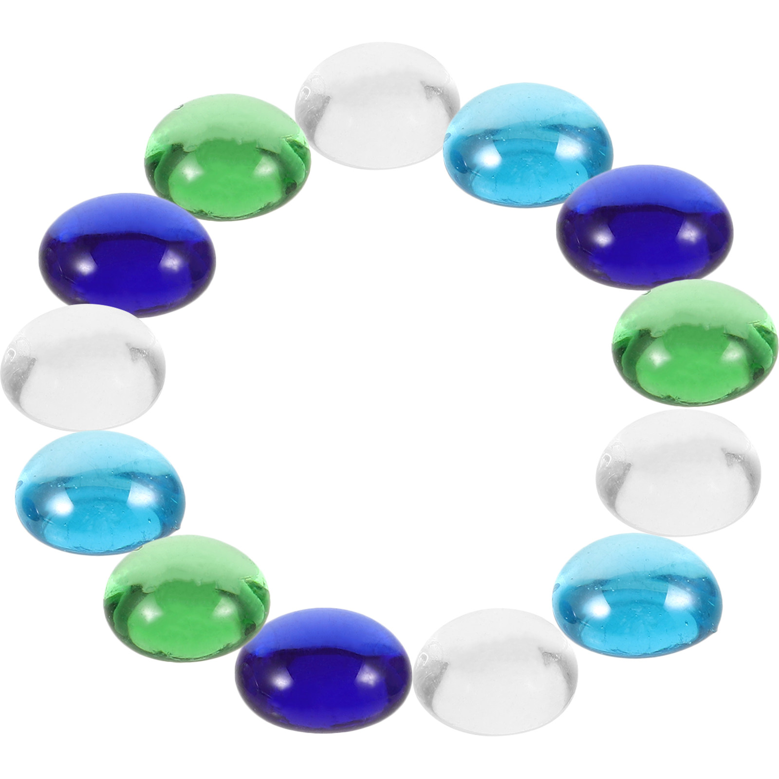 1Set Colorful Glass Beads Flat – Aquarium Fish In Pond recenzja i cena
