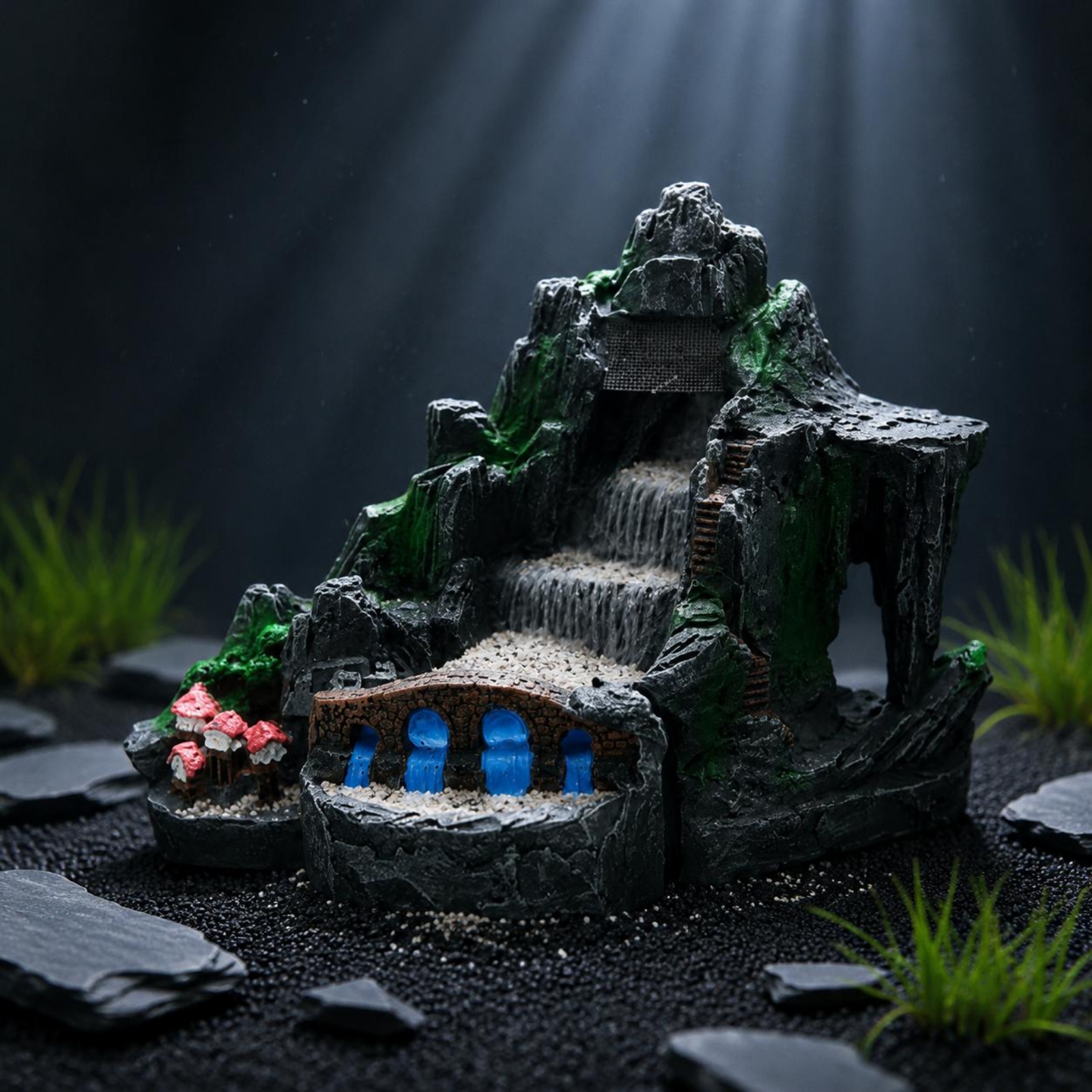 Aquarium Waterfall Ornament Vi – Aquarium Fish Hiding Spot recenzja i cena