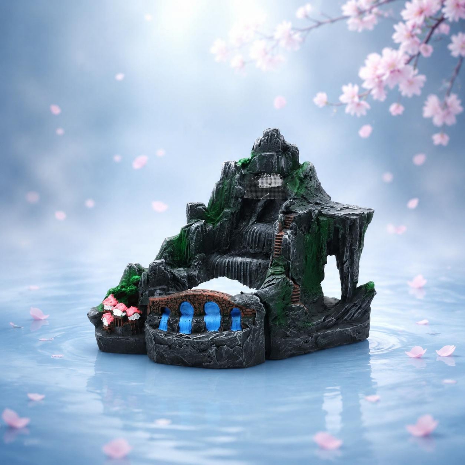 Aquarium Waterfall Ornament Vi – Aquarium Fish Hiding Spot recenzja i cena