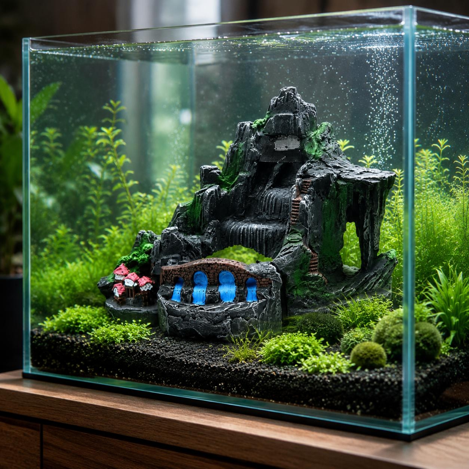 Aquarium Waterfall Ornament Vi – Aquarium Fish Hiding Spot recenzja i cena