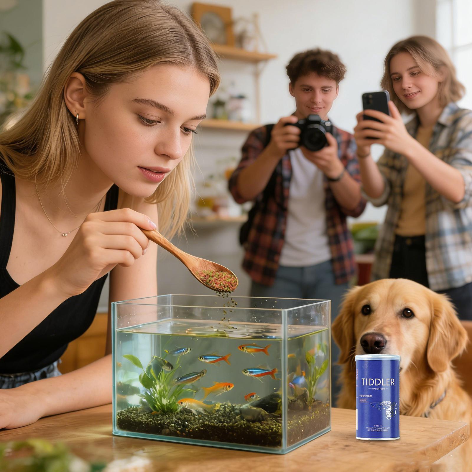 Fish Food Aquarium Feed Small  – Aquarium Fish Betta recenzja i cena