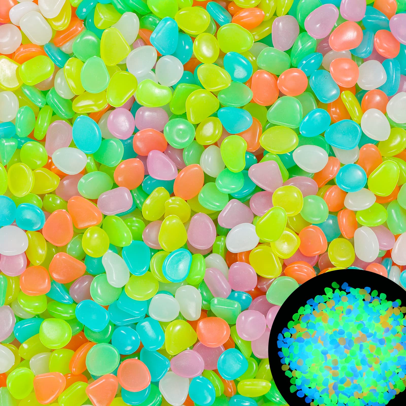 100Pcs Glow in the Dark Garden – Aquarium Fish House recenzja i cena