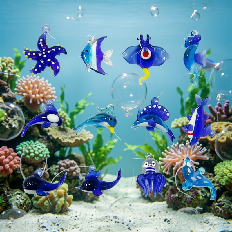 Floating Glass Marine Animal P – Aquarium Fish Dolphin recenzja i cena