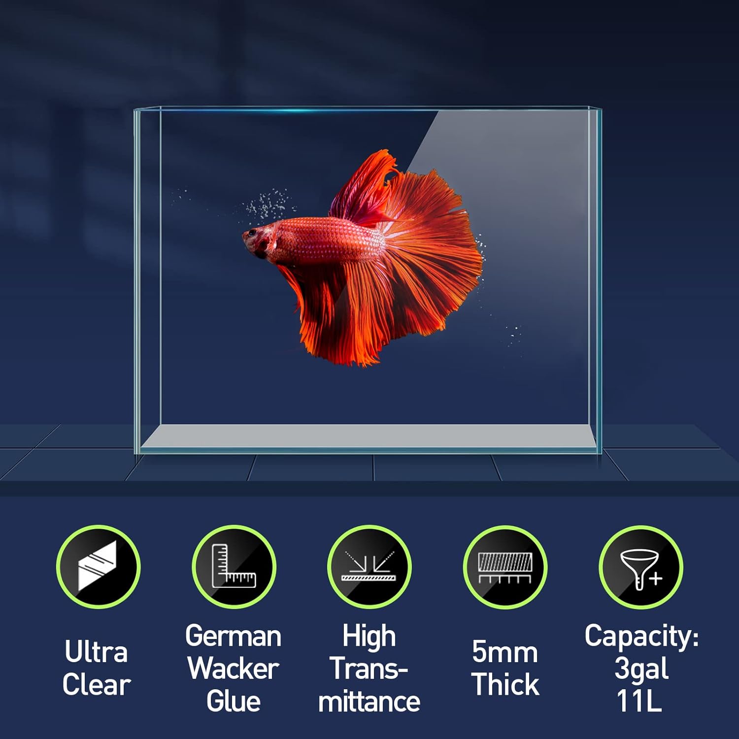 Clear Glass Fish Tank Rimless  – Aquarium Xl recenzja i cena