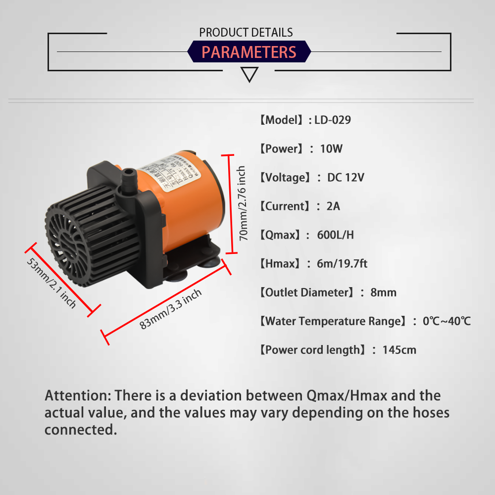 12V DC Brushless Small Submers – Aquarium Fish House recenzja i cena