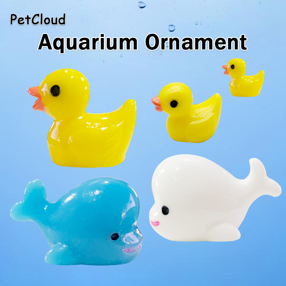 5pcs Fish Tank Ornament Ducks  – Aquarium Fish Dolphin recenzja i cena