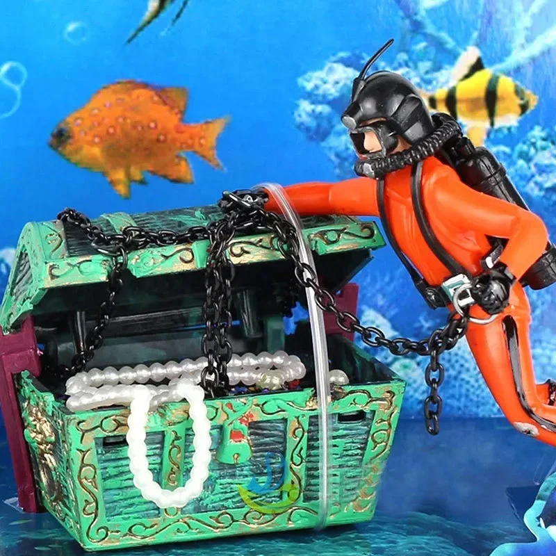 Resin Treasure Hunter Diver Fi – Aquarium Fish Price recenzja i cena