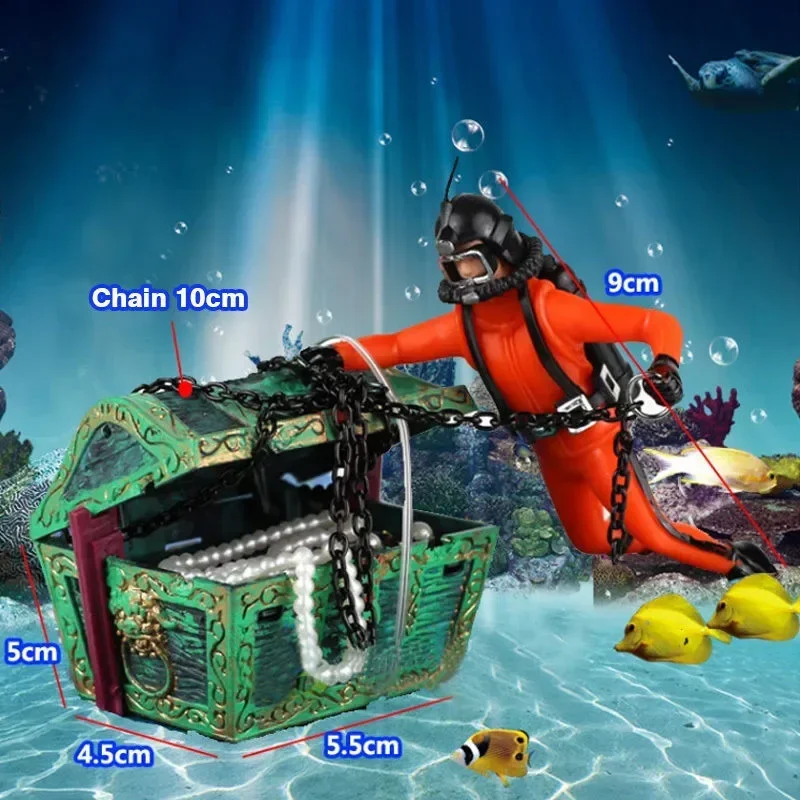 Resin Treasure Hunter Diver Fi – Aquarium Fish Price recenzja i cena