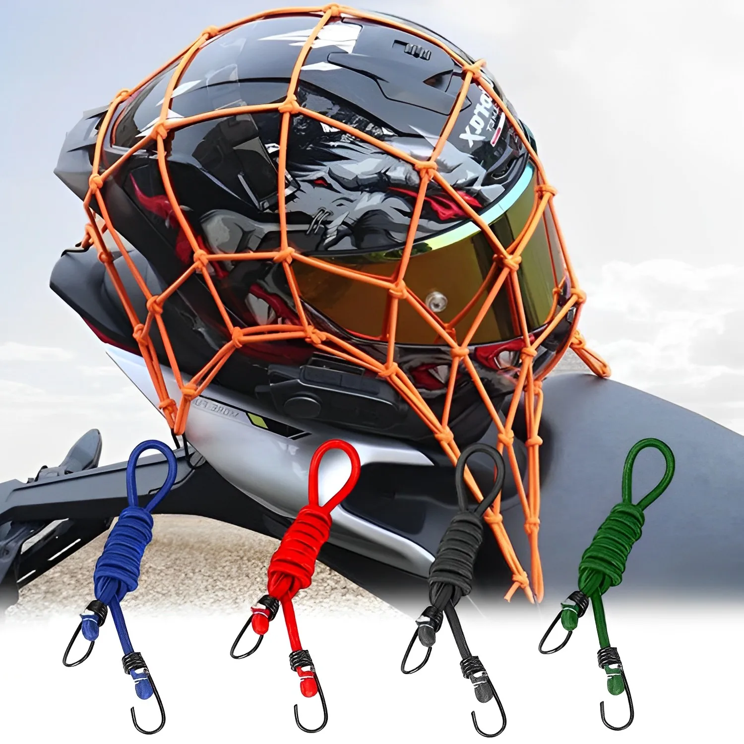 1x Motorcycle Luggage Net Helm – Tank Divider Mesh recenzja i cena