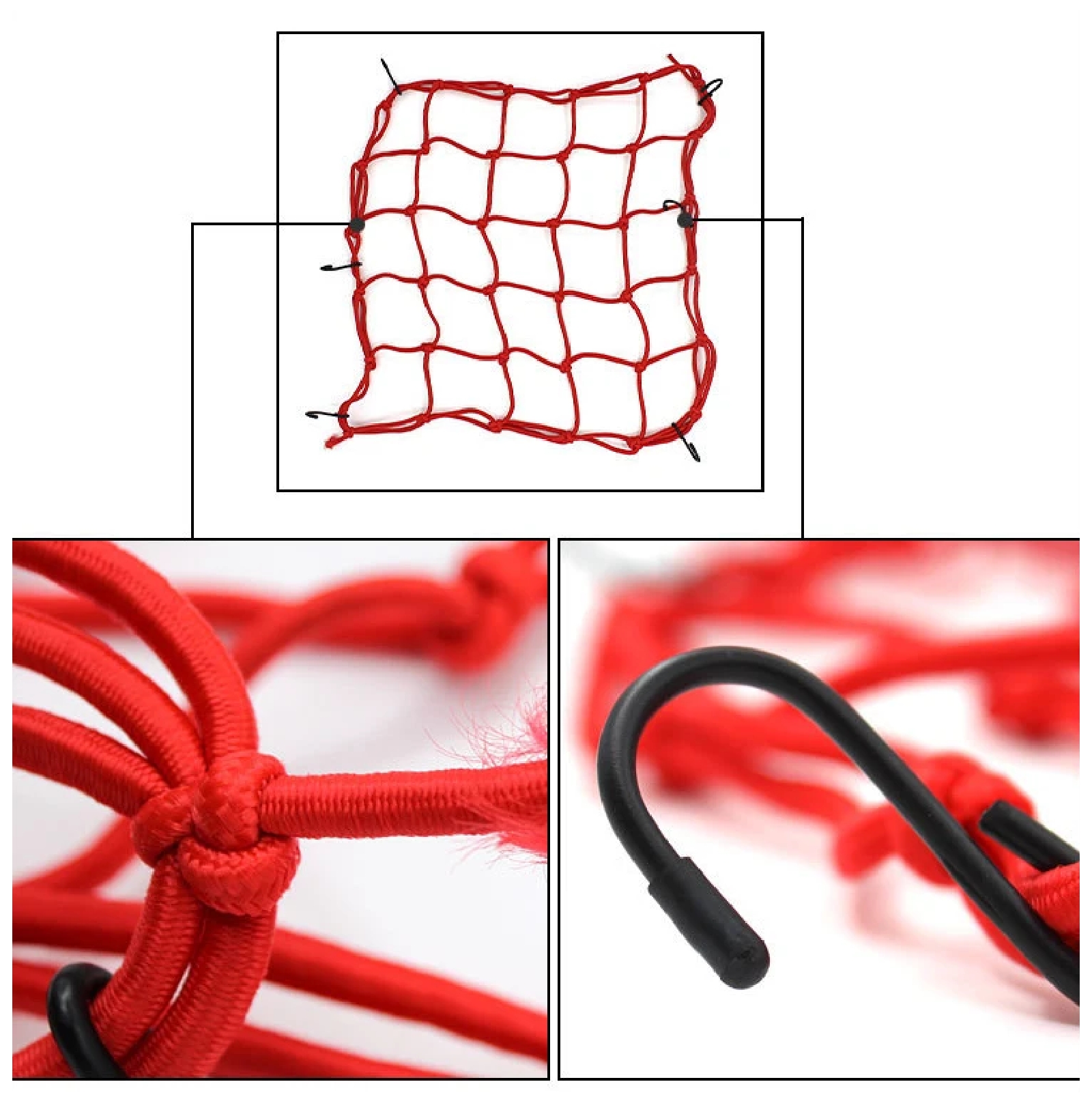 1x Motorcycle Luggage Net Helm – Tank Divider Mesh recenzja i cena