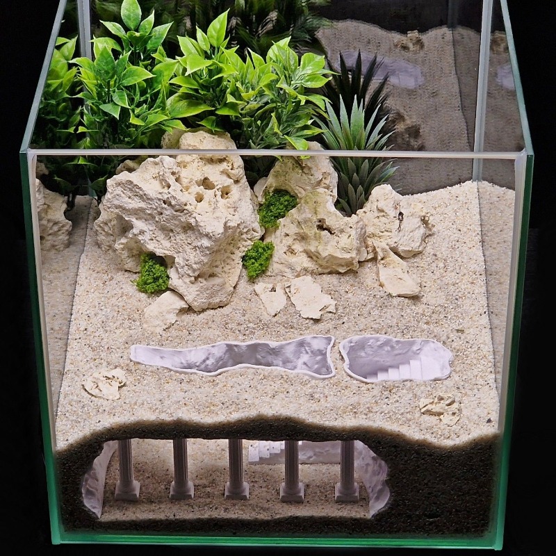 Fish Tank Cave Aquascaping,Art – Aquarium Fish Hide recenzja i cena