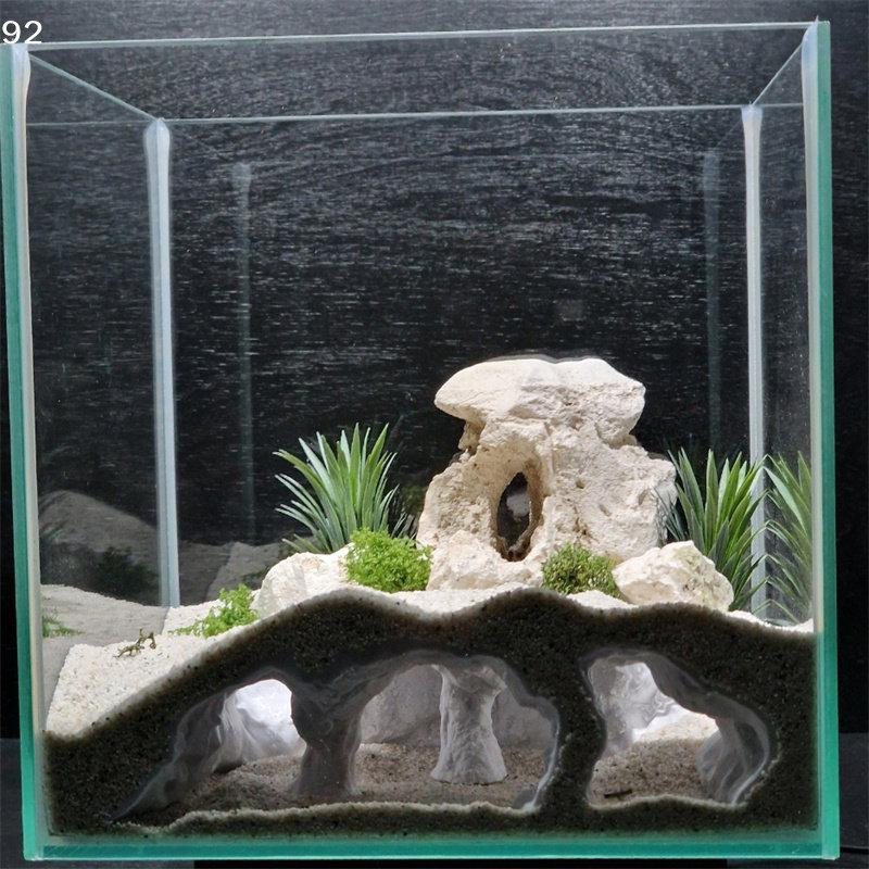 3D Printed Natural Curve Cave: – Aquarium Fish Hide recenzja i cena